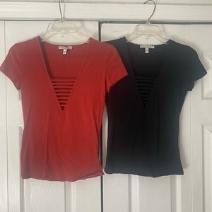 2 Express short sleeve tops